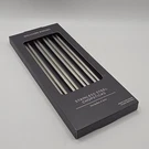 Williams Sonoma Stainless-steel Chopsticks, Set Of 4 New Box. Fixed Price $35.00.