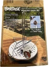Turkey Poultry Rack Complete Set Aluminum By Bayou Classic 0835 Deep Frying. Fixed Price $36.15.