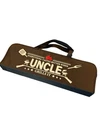 Uncle Four-piece Bbq Tool Set Stainless Steel Spatula Tongs Fork Brush. Fixed Price $20.28.