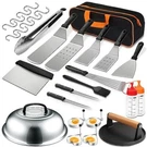 Griddle Accessories Set Spatula Basting Cover Scraper 30 Pcs Ewfen. Fixed Price $46.25.