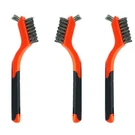 3PCS Small Stainless Steel Little Wire Brushes Set For Cleaning Rust Removal. Fixed Price $12.53.
