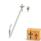 Mini Christian Cross Branding Irons For Wood, Leather, Bbq - 2 Pcs Set. Fixed Price $26.99.