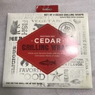 Western Red Cedar Grilling Wraps Set Of 8 Organic & Additive Free Nip Barbecue. Fixed Price $5.00.