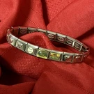 Charmed Expressions Expandable Stainless Steel Bracelet With 3 Charms. Fixed Price $16.98.
