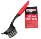 Chef Master Cast Iron Scrub Brush Heavy Duty Skillet Nylon Cleaner/scraper 90058. Fixed Price $9.99.