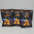 Insta-fire Starter Eco-friendly Each Packet Lights Up 4 Lot Of 3. Fixed Price $10.99.