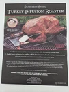 Charcoal Companion Stainless Steel Bbq Grill Turkey Infusion Roaster Nib. Fixed Price $7.00.