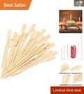 100PCS 3.5-INCH Bamboo Skewers Eco-friendly Food Picks For Elegant Appetizers. Fixed Price $17.99.