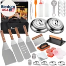 132PC Professional Griddle Accessories Kit - Heavy Duty Stainless Steel Grill Sp. Fixed Price $50.57.