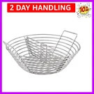 Lump Charcoal Fire Basket With Divider Big Green Egg Accessories,stainless Steel. Fixed Price $81.56.