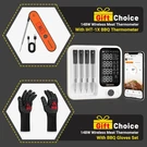 Inkbird 4-PROBE Wireless Meat Thermometer Bbq Glove Instant Read. Fixed Price $90.99.