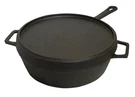 New King Kooker 5-QUART Cast Iron Fryer With Griddle Lid. Fixed Price $95.99.
