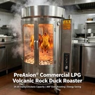 New 220V Commercial Lpg Volcanic Rock Roaster 24-30 Ducks/chickens Capacity. Fixed Price $2720.00.