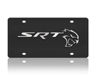 Dodge Srt Compatible Carbon Steel Decorative Front License Plate Hellcat Logo. Fixed Price $42.95.