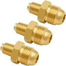 Uenede 3PCS 3/8" Flare X 1/8" Npt Male Propane Orifice Connector Brass Tube F.... Fixed Price $16.39.