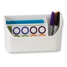 Magnetic White Caddy Organizer With 3 Compartments For Home Office Use. Fixed Price $19.19.