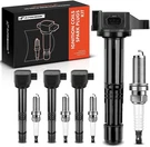 A-premium Set Of 4 Ignition Coil Pack And Iridium Spark Plugs Compatible.... Fixed Price $106.99.