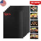 Bbq Mats Set Of 5 Outdoor Cooking Baking Grilling Non Stick Reusable. Fixed Price $9.69.