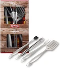 4-PIECE Bbq Tool Set Stainless Steel Grilling Utensils Kit For Outdoor Barbecu. Fixed Price $21.60.
