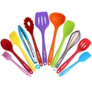 Bestzmwk Kitchen Set - 11 Cooking Colorful Silicone. Fixed Price $27.57.