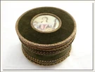 Superb Antique French Miniature Portrait Jewelry Box Visit My Store !!!. Fixed Price $99.99.