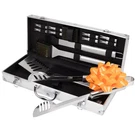 16-PIECE Stainless Steel Bbq Grill Tool Set With Aluminum Case. Fixed Price $33.04.