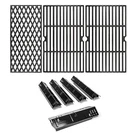 Uniflasy Grill Heat Plates And Cast Iron Cooking Grates For Dyna-glo DGH450CR.... Fixed Price $102.09.