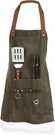 Bbq Apron With Tools & Bottle Opener, Distressed Waxed Canvas For Grilling. Fixed Price $165.99.