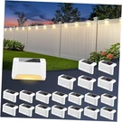 Solar Deck Lights Outdoor Waterproof, Powered Fence 20PACK White. Fixed Price $44.78.