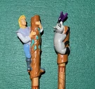Applause Vintage Disney Pocahontas Meeko And John Topper Wooden Pencils Set Of 2. Fixed Price $15.99.