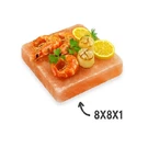 Himalayan Salt Block Cooking Plate 8X8X1" For Grilling, & Serving. Fixed Price $15.00.