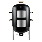 Realcook Vertical Charcoal Grills Premium 20.5 Inch Bbq Meat Smokers .... Fixed Price $256.55.