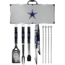 Nfl Siskiyou Sports Fan Shop Dallas Cowboys Steel Tailgater Bbq Set W/case 8 .... Fixed Price $162.47.