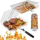 Baskets For Outdoor Grilling, 3PCS With Removable Hand.... Fixed Price $59.40.