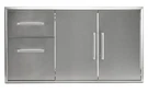 Coyote 45 Inch Two Drawer And Double Access Doors Combo. Fixed Price $1159.00.