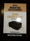 Ninja Woodfire Outdoor 2.5-QUART Combo Crisper Basket Black. Fixed Price $20.00.