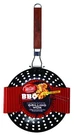 Tablecraft BBQ19H Nonstick Grill Wok With Wood Handle, Small, Steel. Fixed Price $30.99.