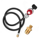4FT Durable 0-30 Hp Propane Hose Gas Grill Regulator&psi Gauge Us. Fixed Price $24.99.