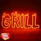 Bbq Grill Led Neon Sign Light Man Cave Kitchen Bar Restaurant Decor Gift. Fixed Price $45.99.