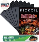 Grill Mats For Outdoor Set Of 6 Bbq Non-stick Reusable Heavy Dut. Fixed Price $19.14.