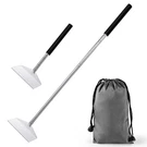 Jakeei 26.8 Extendable Bbq Ash Tool Stainless Steel Inches, Silver. Fixed Price $20.98.