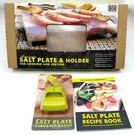 Charcoal Companion Himalayan Salt Plate & Holder 12X8 Grill Set + Brush Recipe. Fixed Price $30.07.