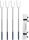 32" Heavy Duty Hot Dog Roasting Sticks For Campfire, Smores Pit. Fixed Price $50.99.