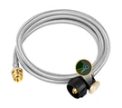 6 Ft Propane Hose Adapter 1LB To 20LB,STAINLESS Braided Tan... Fast Ship. Fixed Price $37.24.
