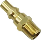 Propane Gas Quick Connect Adapter 1/4" Npt Full Flow Brass Male Plug Kit For .... Fixed Price $10.47.