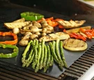13X16" Heavy Duty Non-stick Reusable Bbq Grill Mat Black, Set Of 2. Fixed Price $8.58.
