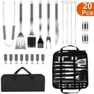 20 Pcs Bbq Grill Cooking Utensil Tool Set Stainless Steel Barbecue Kit With Case. Fixed Price $26.35.