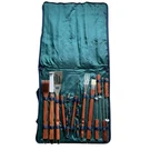 Picnic Time 18 Piece Bbq Grill Set Soft Green Tote Barbecue Stainless Steel Wood. Fixed Price $84.99.