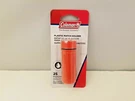 Coleman Plastic Waterpoof, Holder, 25 Matches, Orange, Flint, Stricker. Fixed Price $8.00.
