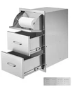 Vevor Outdoor Kitchen Drawers Triple Bbq Access Island 16.5X29X20.5 In. Fixed Price $225.99.